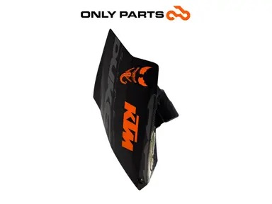 Fianchetto serbatoio SX KTM Super Duke 990cc 2006 Nero/Arancione usato — foto reale 4