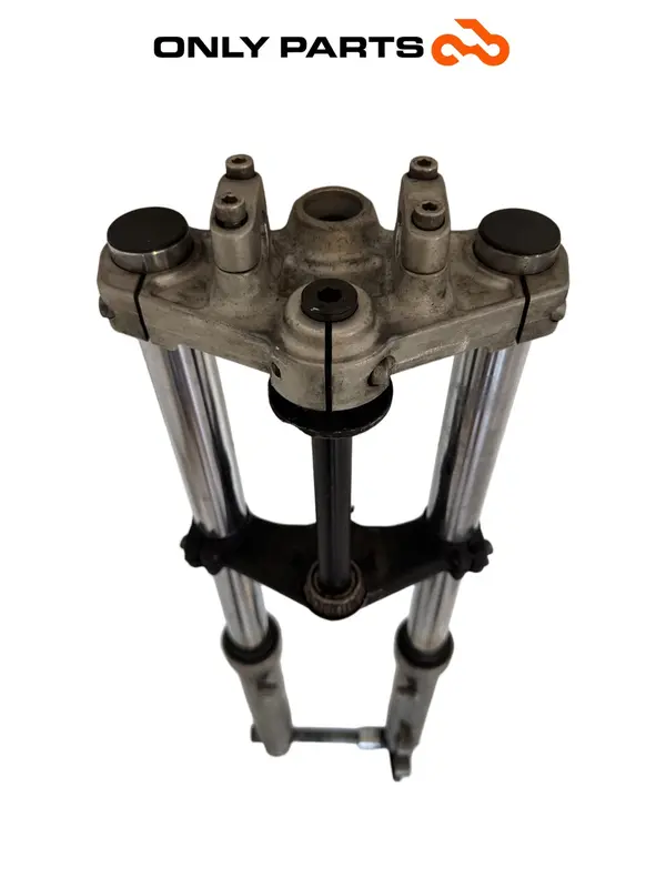 FORCELLA ANTERIORE COMPLETA + PIASTRA BMW F 650 CS 2001 / FRONT FORK SUSPENSION