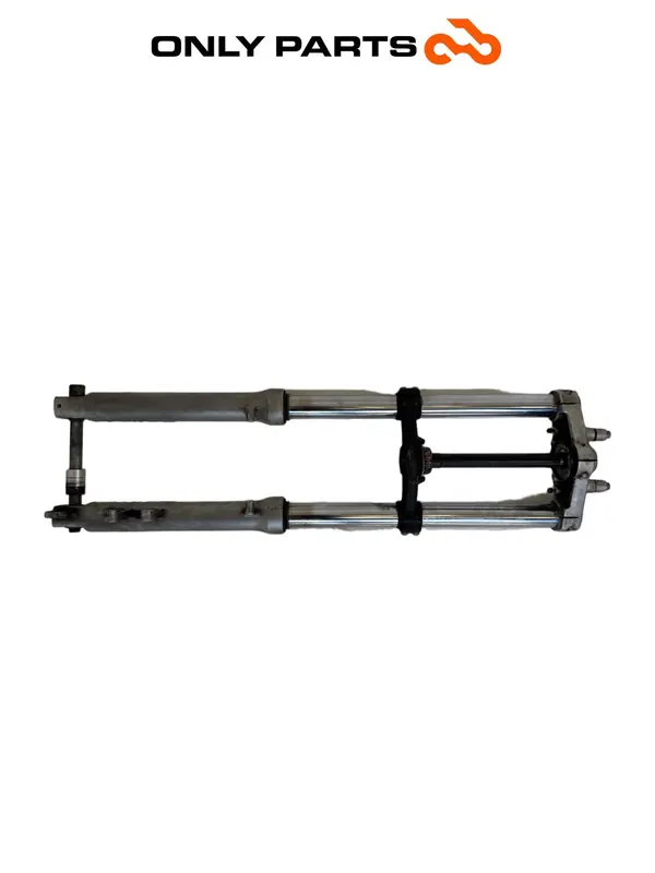FORCELLA ANTERIORE COMPLETA + PIASTRA BMW F 650 CS 2001 / FRONT FORK SUSPENSION — 3