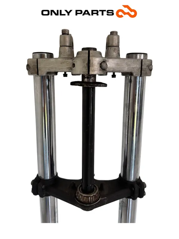 FORCELLA ANTERIORE COMPLETA + PIASTRA BMW F 650 CS 2001 / FRONT FORK SUSPENSION — 4