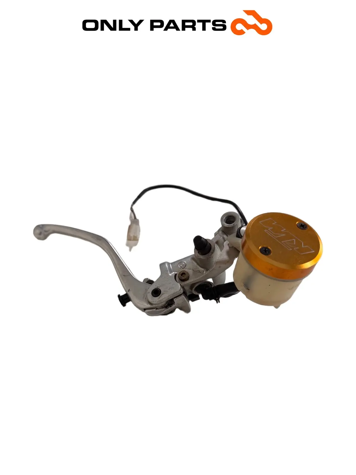 Gruppo pompa freno anteriore radiale KTM Super Duke 990cc 2006 Nero/Arancione usato — foto reale 5