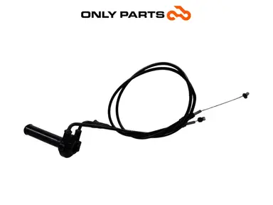 Manopola DX acceleratore / Comando gas KTM Super Duke 990cc 2006 Nero/Arancione usato — foto reale 2