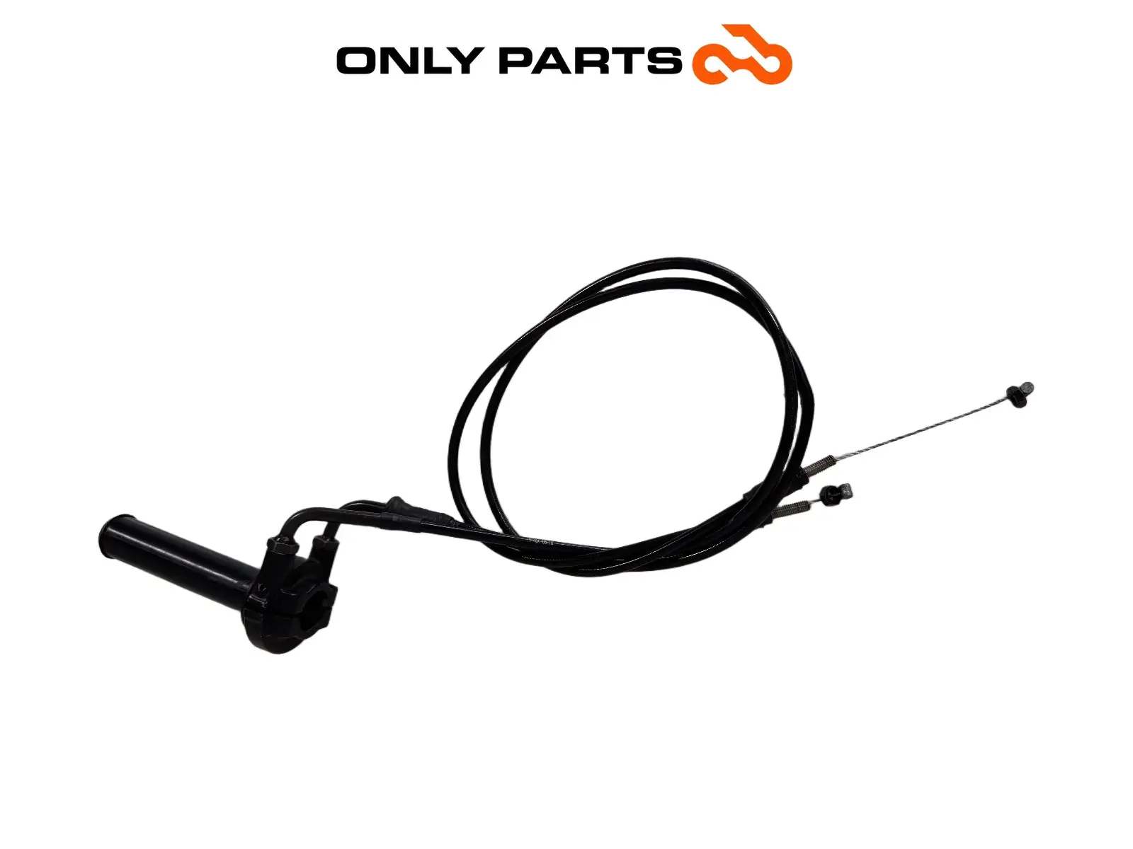 Manopola DX acceleratore / Comando gas KTM Super Duke 990cc 2006 Nero/Arancione usato — foto reale 2