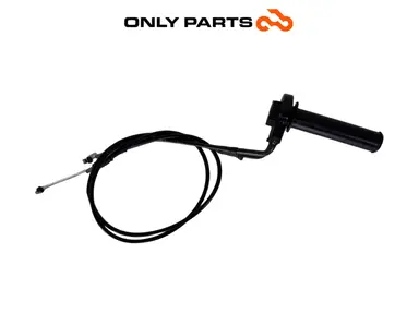 Manopola DX acceleratore / Comando gas KTM Super Duke 990cc 2006 Nero/Arancione usato — foto reale 3