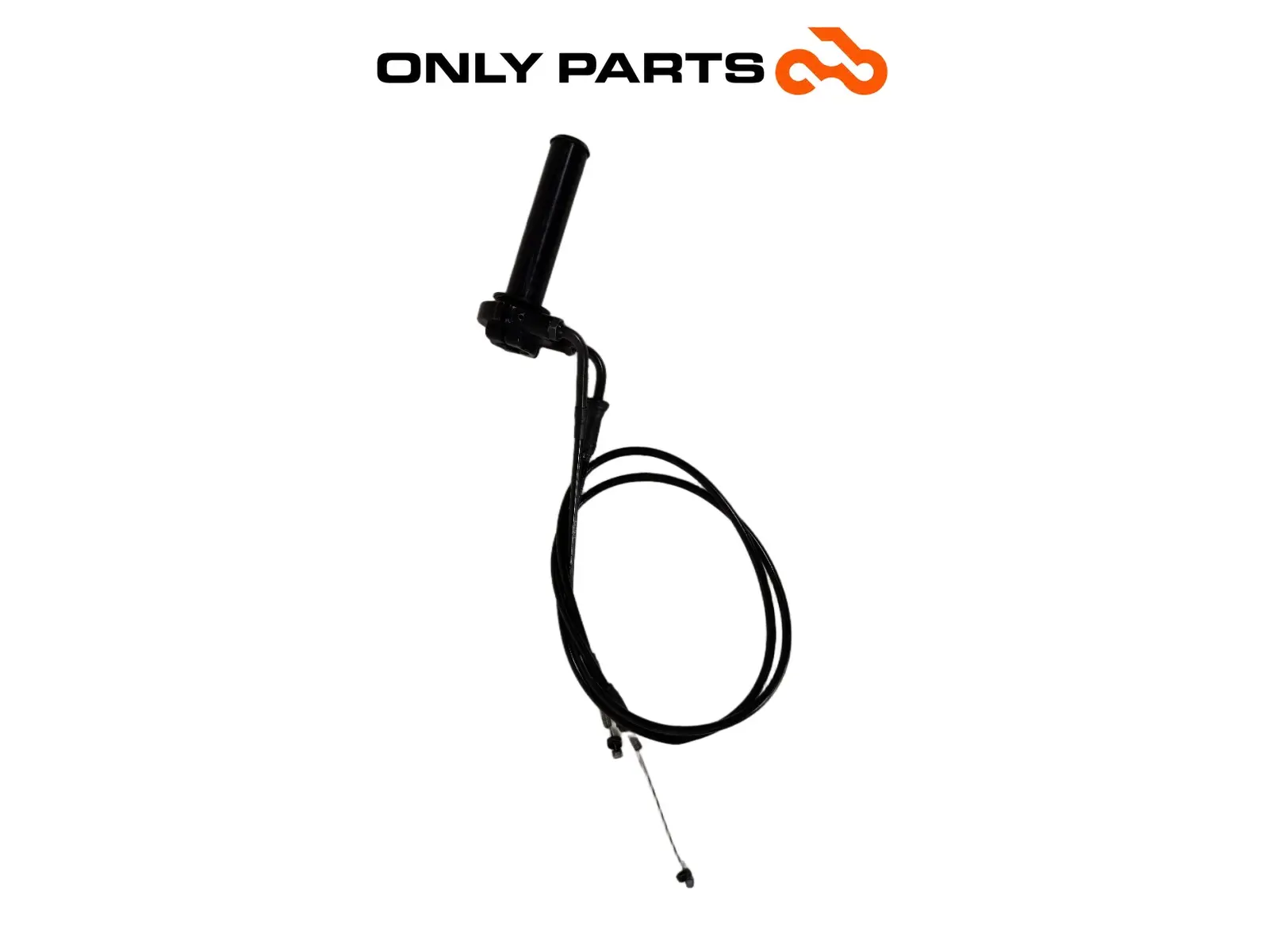 Manopola DX acceleratore / Comando gas KTM Super Duke 990cc 2006 Nero/Arancione usato — foto reale 4