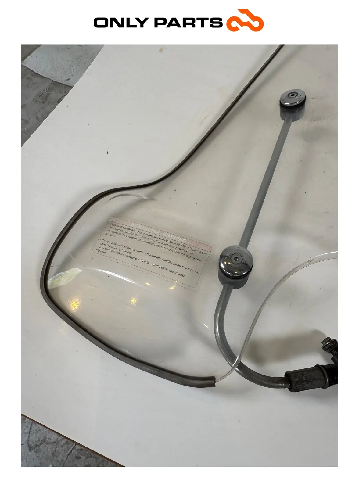 Parabrezza Piaggio Vespa Lx 125cc 2011 Nero usato — foto reale 5