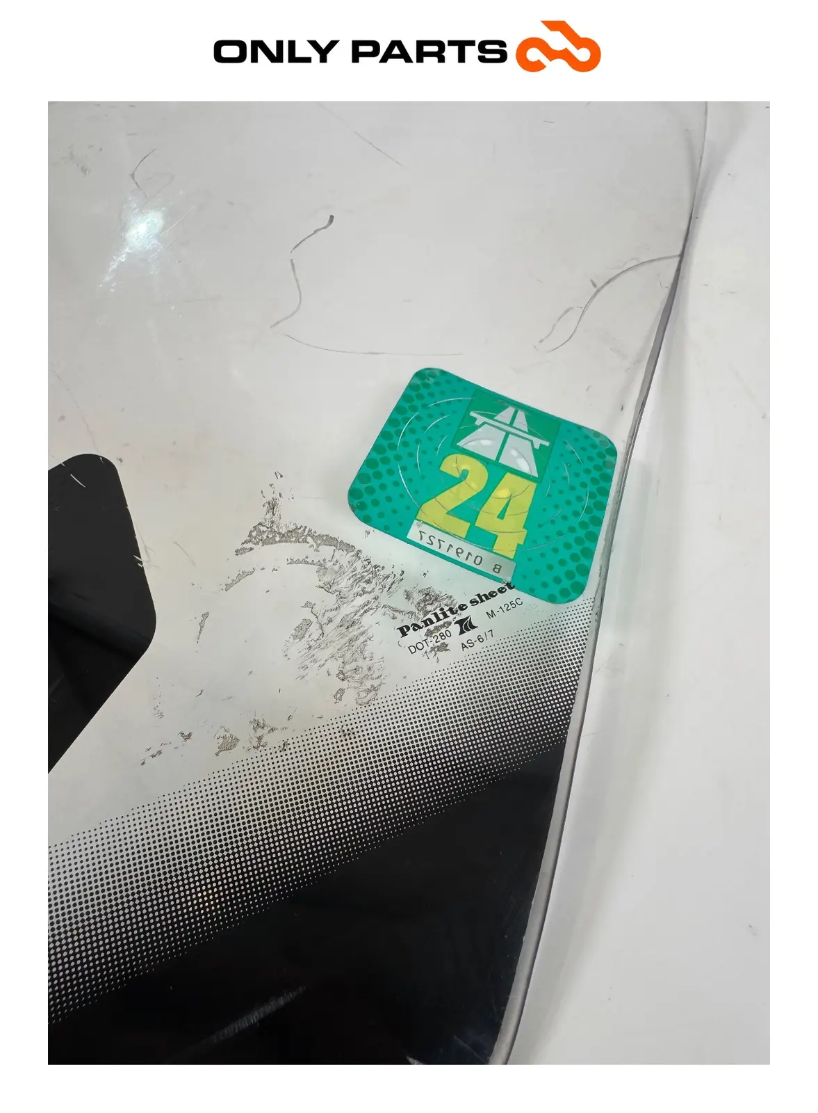 Parabrezza Suzuki Burgman 650cc 2010 Bianco usato — foto reale 6