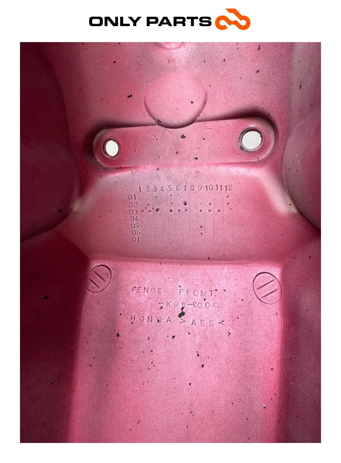 Parafango anteriore Honda Sh 125cc 2004 Rosso usato — foto reale 12