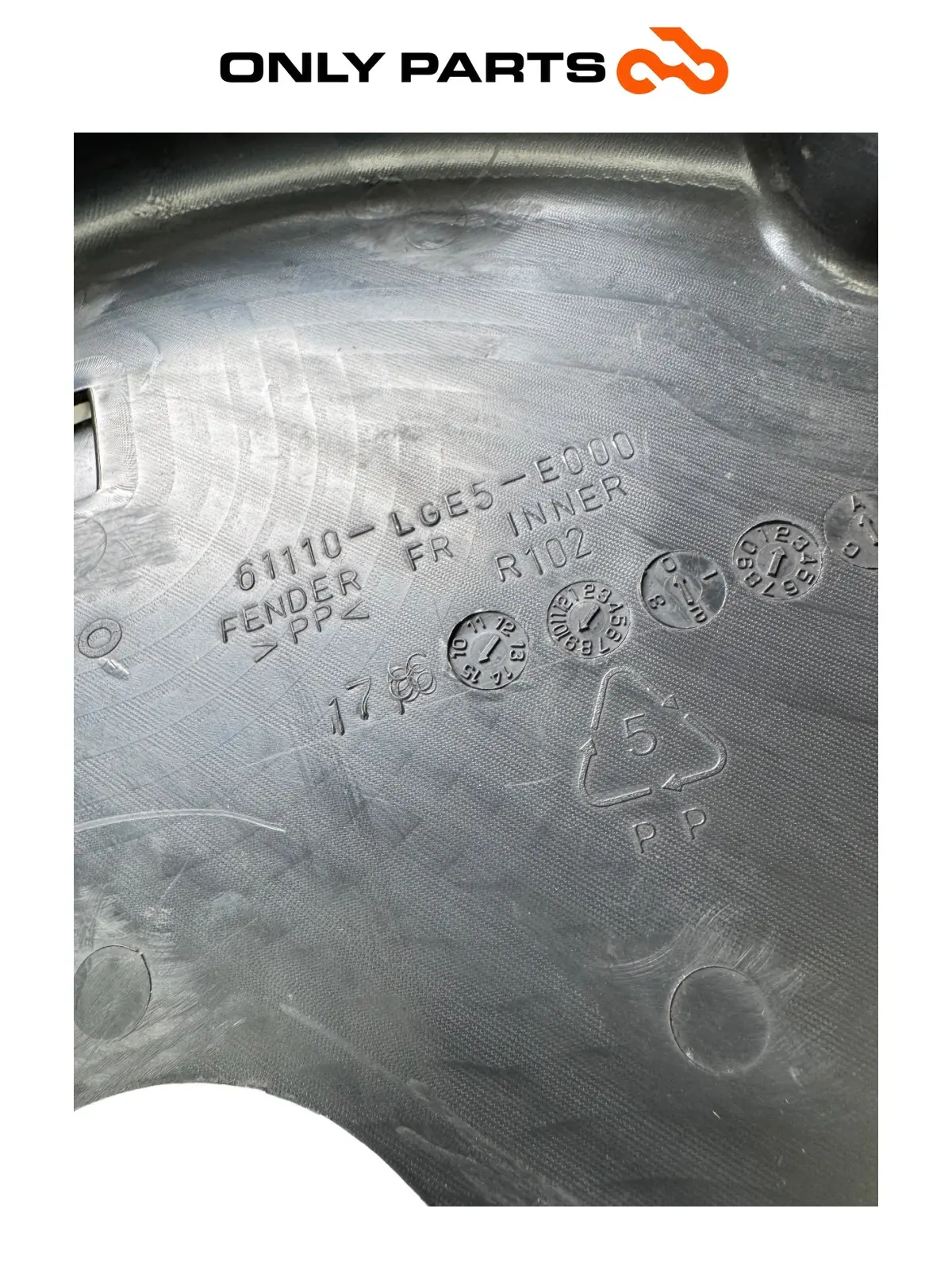 Parafango anteriore interno Kymco People S 300cc 2021 Grigio usato — foto reale 9