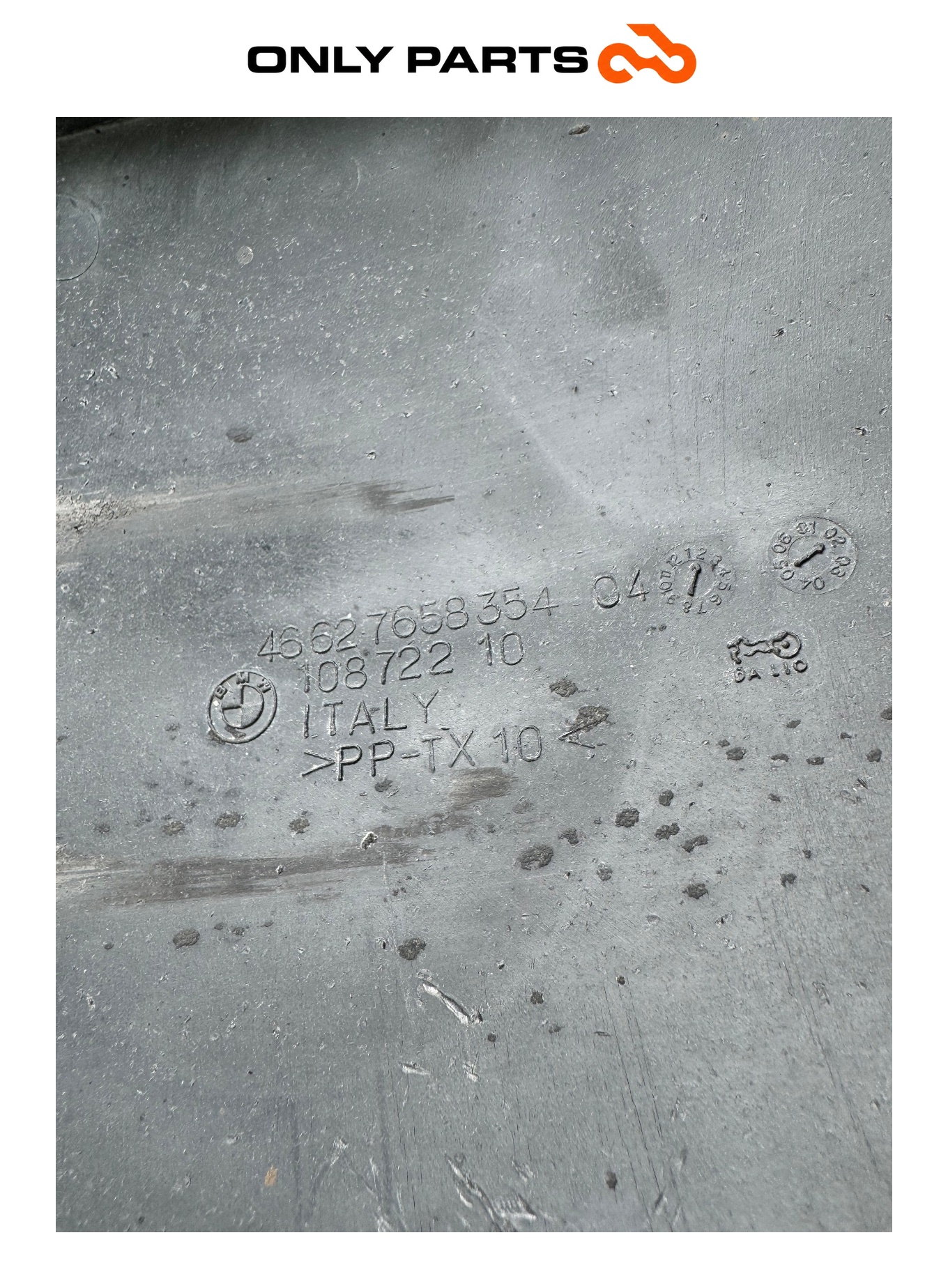 parafango posteriore interno BMW F 650 CS 2001 Grigio usato — foto reale 10
