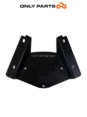 Piastra ferro porta bauletto Suzuki Burgman 650cc 2010 Bianco usato — foto reale 7