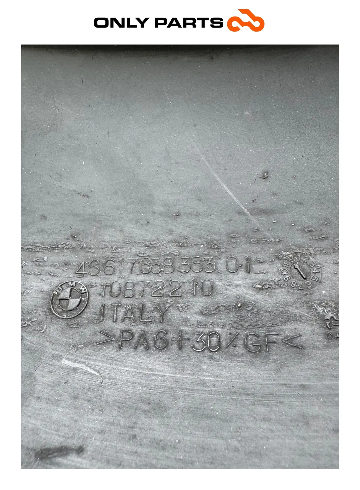 Prolunga parafango anteriore BMW F 650 CS 2001 Grigio usato — foto reale 9