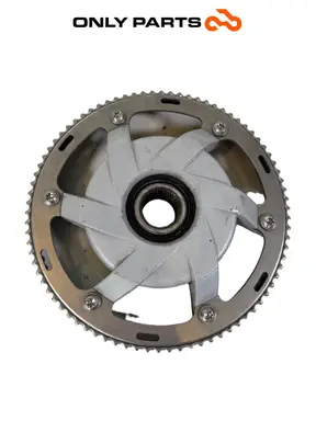 Puleggia corona + mozzo trasmissione posteriore BMW F 650 CS 2001 Grigio usato — foto reale 3