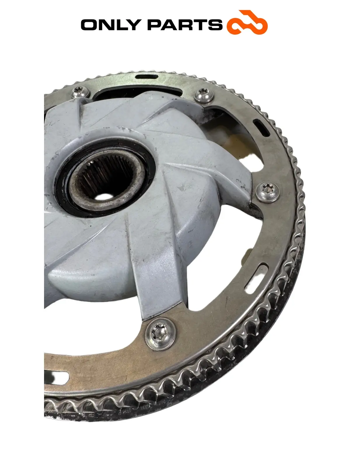 Puleggia corona + mozzo trasmissione posteriore BMW F 650 CS 2001 Grigio usato — foto reale 4