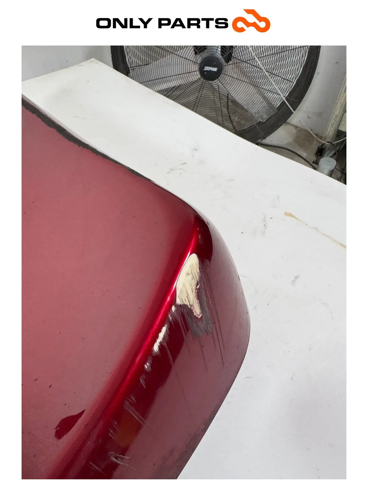 Retroscudo anteriore inferiore Honda Sh 125cc 2004 Rosso usato — foto reale 3