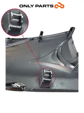 Scudo anteriore superiore Honda SH 300i 2008 Grigio usato — foto reale 2