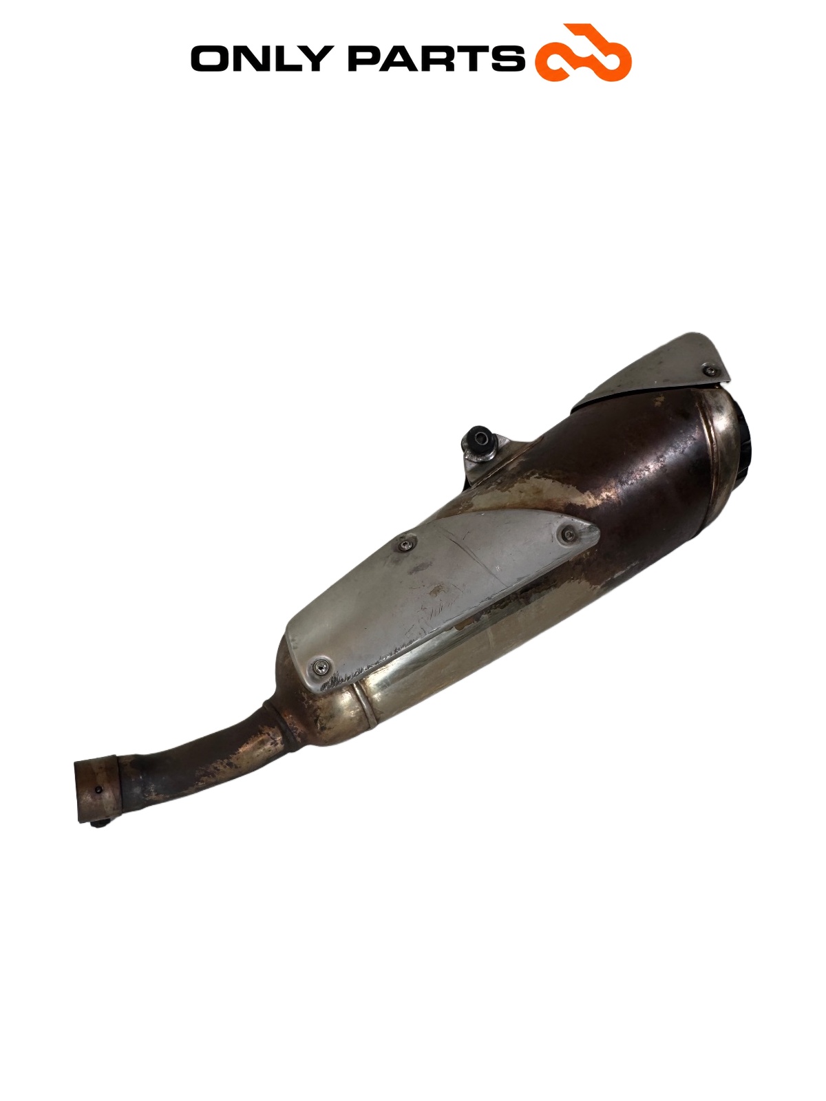 TERMINALE SCARICO MARMITTA SILENZIATORE BMW F 650 CS 2001 / EXHAUST SILENCER OEM — 2