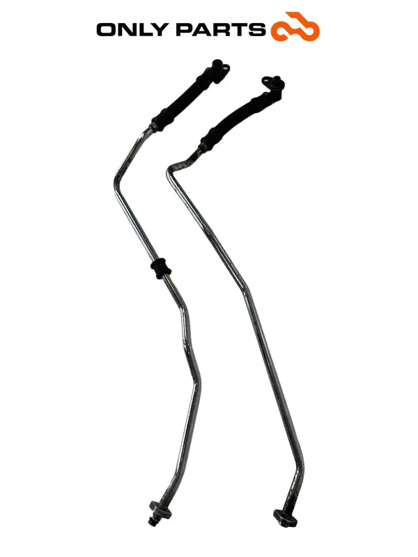 COPPIA TUBI MANDATA RADIATORE OLIO HONDA VTR 1000 F 1999 / OIL COOLER HOSE PIPES — 2
