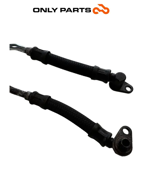 COPPIA TUBI MANDATA RADIATORE OLIO HONDA VTR 1000 F 1999 / OIL COOLER HOSE PIPES — 4