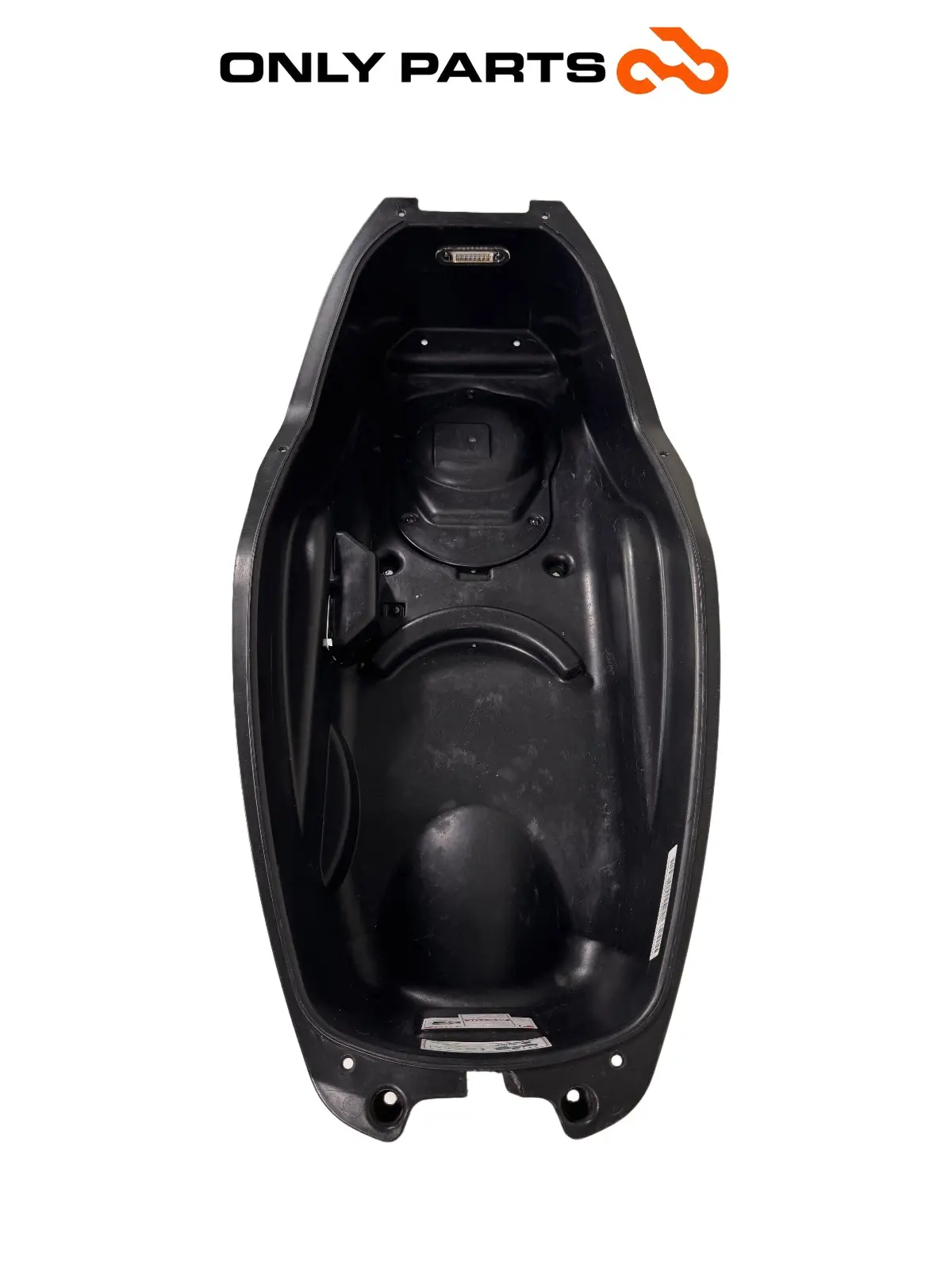 Vano sottosella / vasca portacasco Quadro 350 S 2013 Nero usato — foto reale 3
